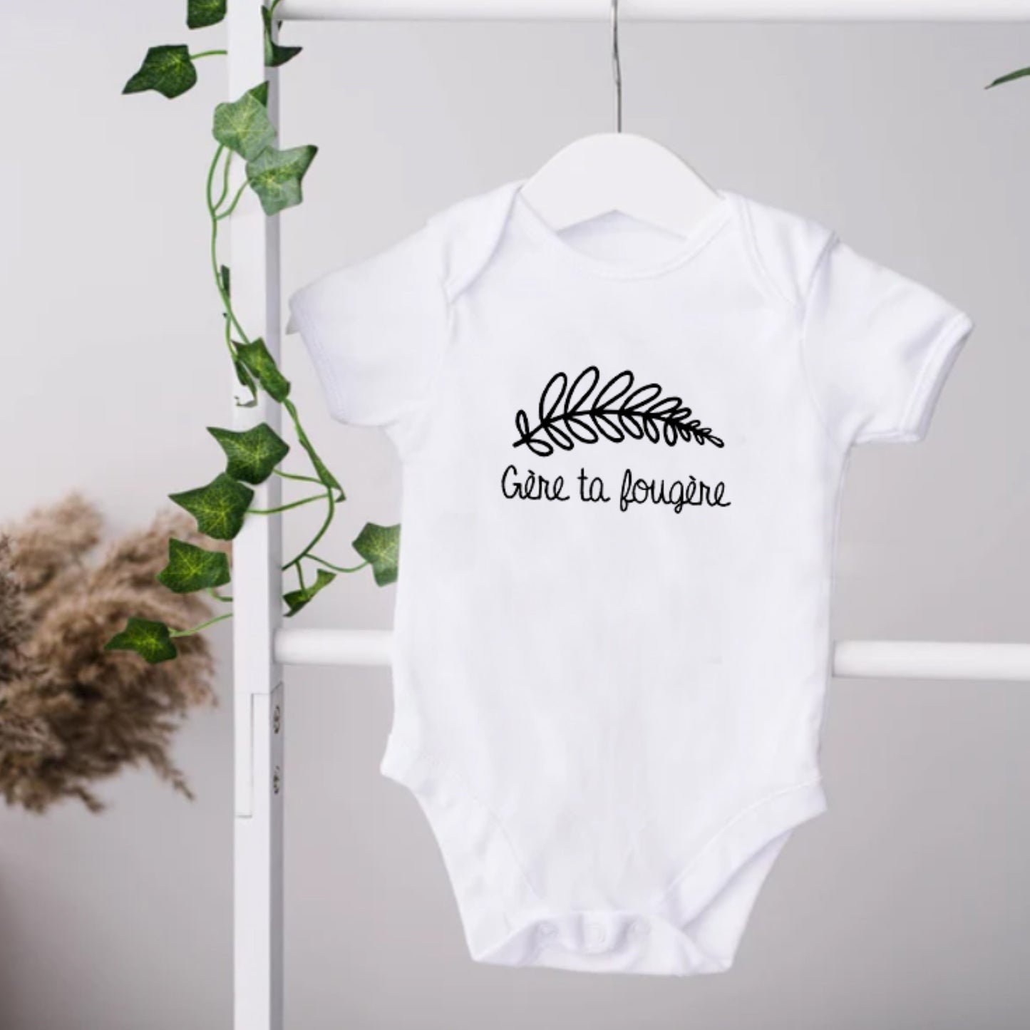 Cache-couche pour bébé - Annonce Grossesse/Naissance - Gère ta fougère