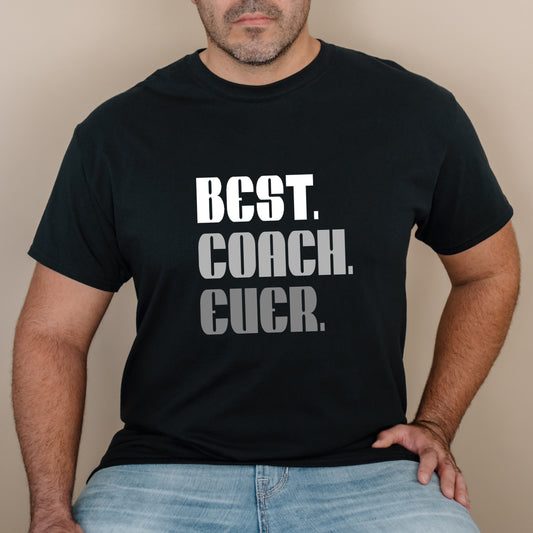 T-shirt HOMME à col rond - Best coach ever