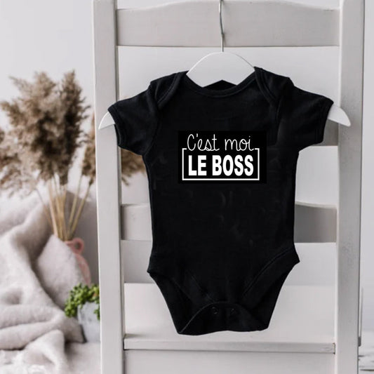 Cache-couche pour bébé - C'est moi LE BOSS