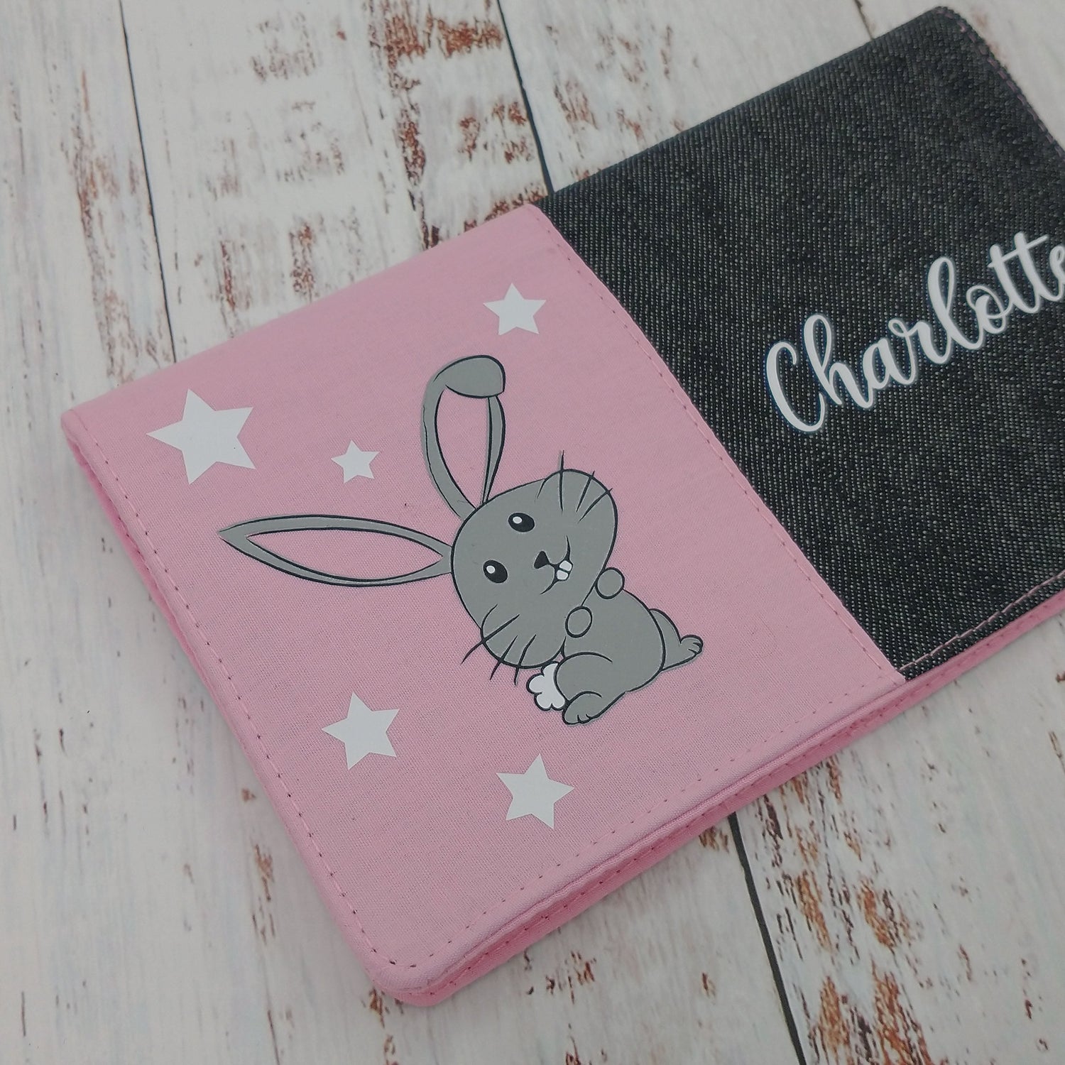 Protège Carnet de Santé Personnalisé Rose - Chouette Rose